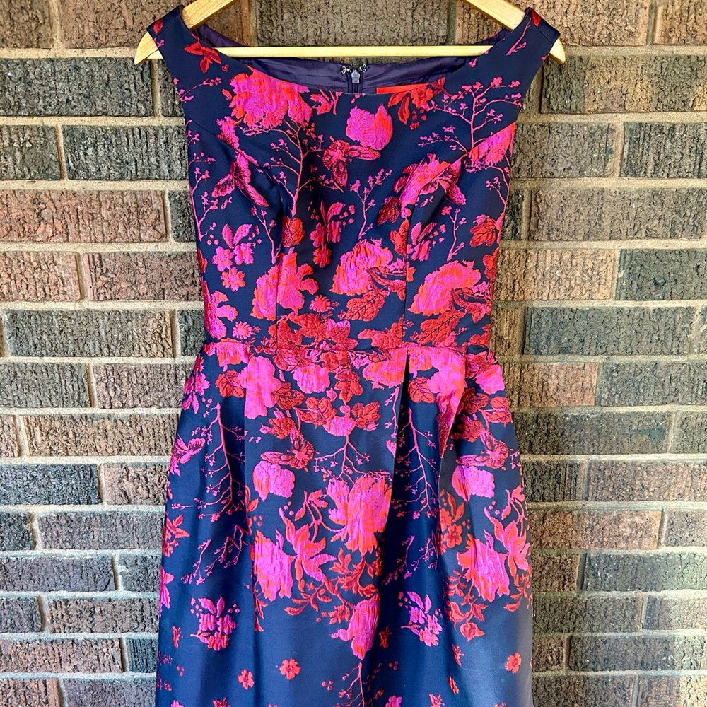 Carmen Marc Valvo Brocade Ballgown